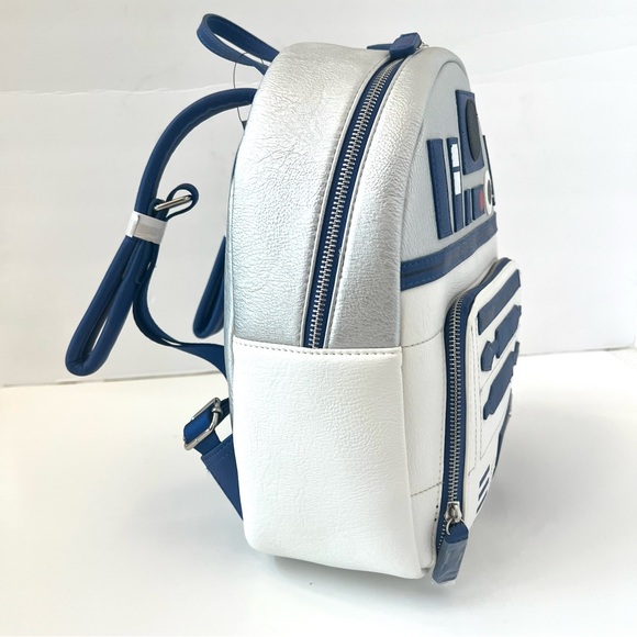 Loungefly Disney Parks Star Wars R2-D2 Large Backpack RARE NWT B#28 - Picture 3 of 12